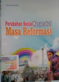 Perubahan Sosial Masyarakat Masa Reformasi